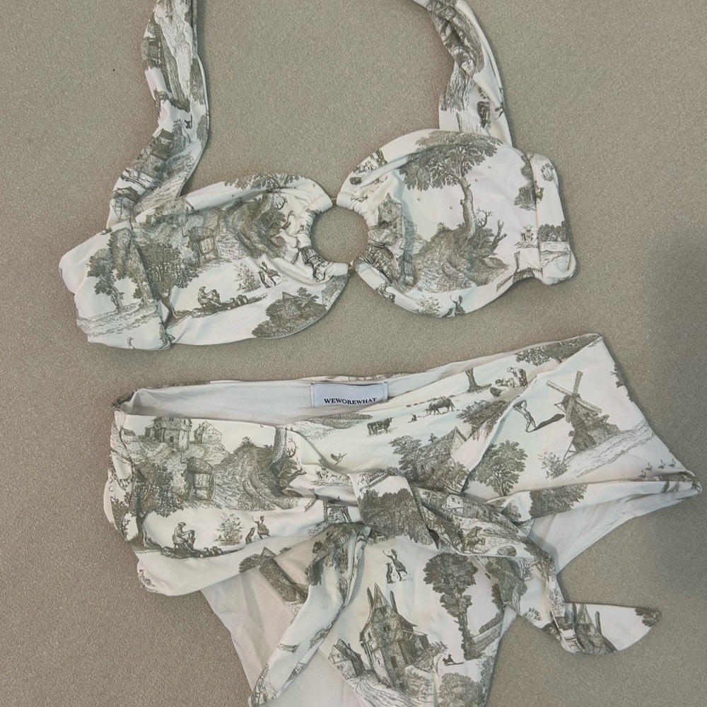 WeWoreWhat Toile Print Bikini Set